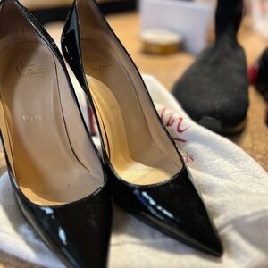 Christian Louboutin Glossy Black Heels